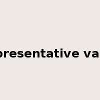 representative value是什么意思