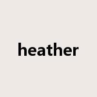 heather是什么意思