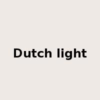 Dutch light是什么意思