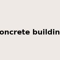 concrete building是什么意思