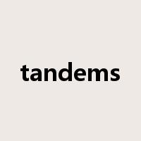 tandems是什么意思