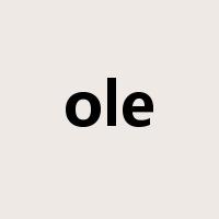 ole是什么意思