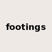 footings是什么意思