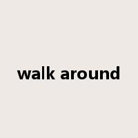 walk around是什么意思