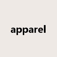 apparel是什么意思