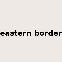 eastern border是什么意思