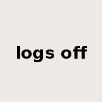 logs off是什么意思