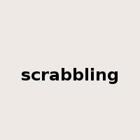 scrabbling是什么意思