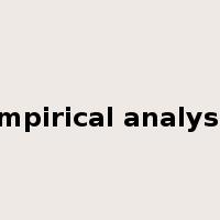 empirical analysis是什么意思