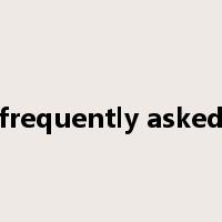 frequently asked是什么意思
