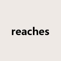 reaches是什么意思