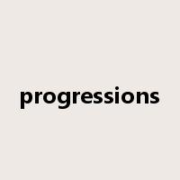 progressions是什么意思