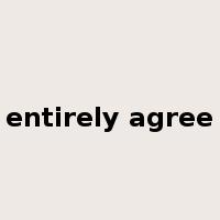 entirely agree是什么意思