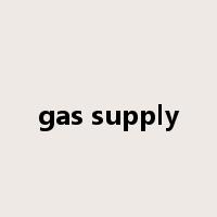 gas supply是什么意思