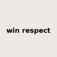 win respect是什么意思