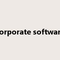 corporate software是什么意思