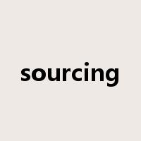 sourcing是什么意思