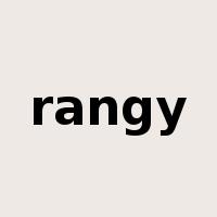 rangy是什么意思