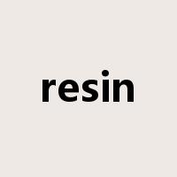resin是什么意思