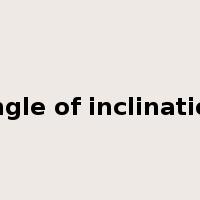 angle of inclination是什么意思