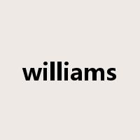 williams是什么意思