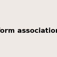 form association是什么意思