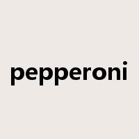 pepperoni是什么意思
