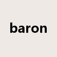 baron是什么意思