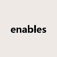enables是什么意思
