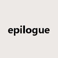 epilogue是什么意思