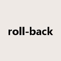 roll-back是什么意思