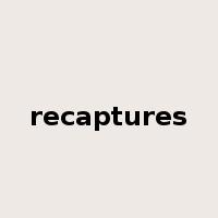 recaptures是什么意思