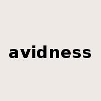 avidness是什么意思