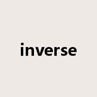 inverse是什么意思