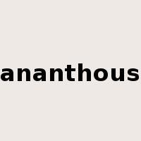 ananthous是什么意思