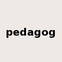 pedagog是什么意思