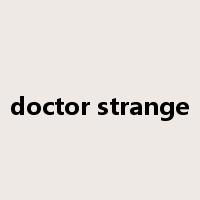 doctor strange是什么意思