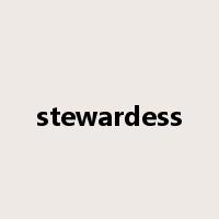 stewardess是什么意思