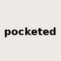 pocketed是什么意思