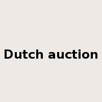 Dutch auction是什么意思