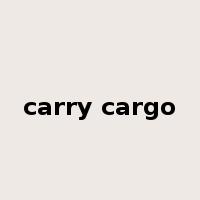 carry cargo是什么意思