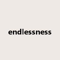 endlessness是什么意思