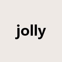 jolly是什么意思