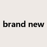 brand new是什么意思