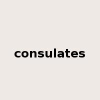 consulates是什么意思