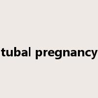 tubal pregnancy是什么意思