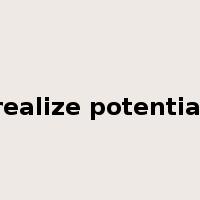 realize potential是什么意思
