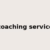coaching service是什么意思