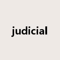 judicial是什么意思