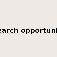 research opportunities是什么意思
